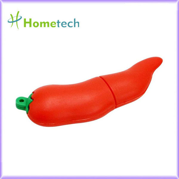 Chili Pepper Shaped-pvc 32GB USB Pen Drive For Promotion Gift
