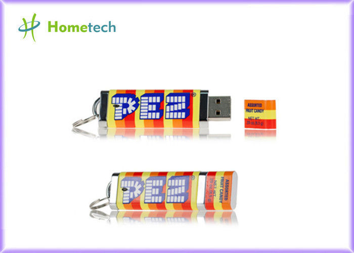 Kleurrijk Plastic USB 2,0 Flashgeheugenaandrijving met Embleemdruk 16GB/goedkopere USB het geheugenstok van 32GB