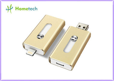 Van de de Schijf iflash Aandrijving van USB van de aluminiumlegering de Compacte 8GB Mobiele Telefoon OTG voor PC