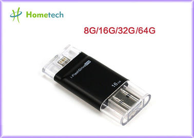 geschikt zwart Mobiel de Telefoonusb-flashstation van 8GB 16GB 32GB 64GB, witte de opslag micro- van OTG externe usb geheugenstok