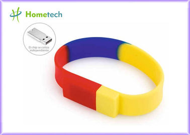 Flexibele Unieke van de de Flitsaandrijving van Wrisband USB van het Siliconeusb Promotie het Geheugenstok