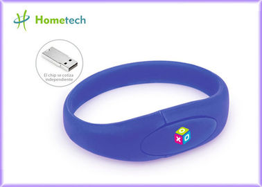 De bulk1gb van de de Flitsaandrijving van USB van de Siliconemanchet Stok van Wirstband USB voor Promotiegift
