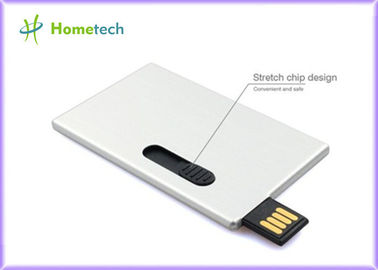 Uiterst dunne van de het adreskaartje usb flits van de aluminiumlegering de aandrijvings promotiegiften