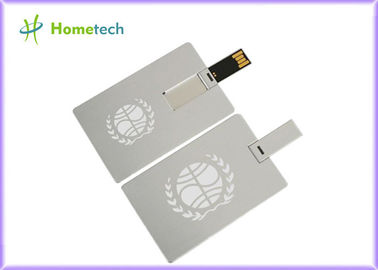Het waterdichte Opslagapparaat van USB van de Super SlimCreditcard, Metaalusb-flashstations
