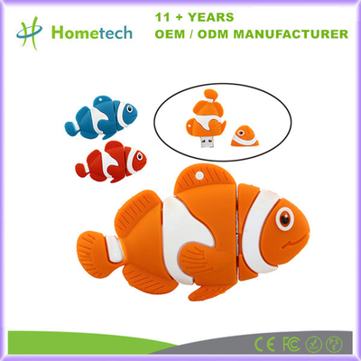 Custom Fish Shape USB 3.0 Stick 16GB 32GB 128GB High Speed 64GB geheugen USB Stick