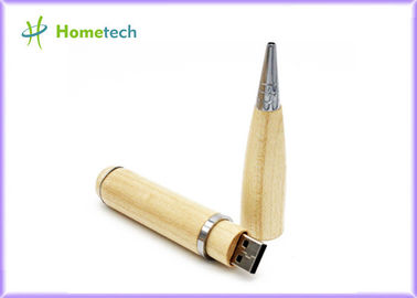 2 in 1 Multifunctioneel Houten USB drijft de Flitspen 4gb 8gb met Giftdoos/Persoonlijk Embleem