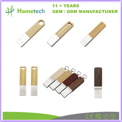 Elegant aangepaste hout en kristal USB flash drives compatibel met Windows Mac OS en Linux