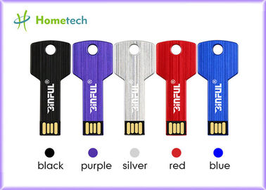 Het Geheugenstok van Usb van de aluminiumlegering verzilvert de Zeer belangrijke, Waterdichte pendrive Geheugensleutel