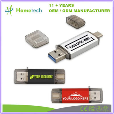 Waterdicht USB C Flash Drive Metalen Lichaam Overdracht van gegevens snel