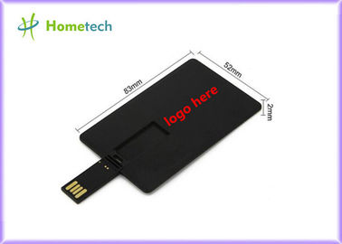 De zwarte plastic Creditcard/van de Kaartdouane van de de Flitsaandrijving Embleem van Bedrijfsontwerpusb Stok 4GB 8GB 16GB 32GB