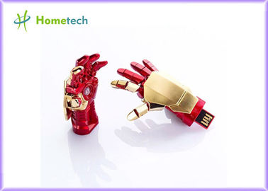 Van de de Palmvorm van USB-flashstation de Creatieve IRON MAN pendrive Draagbare Schijf van U Beweegbare Gezamenlijke