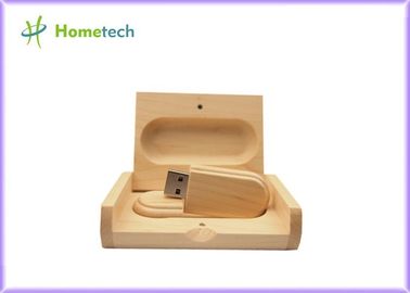 Het Houten USB-flashstation van de stokstijl, USB-Aandrijving 5 van de Flitsduim - 15MB/s-Lezingssnelheid