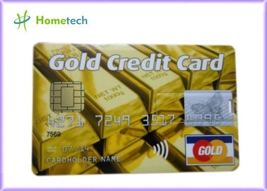 Echte Capaciteit 2gb/4gb/8gb 16gb 32gb de GOUDEN Opslag Deivce van USB van de Creditcardvorm