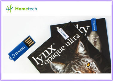 Blauwe van het de Flitsgeheugen van USB van het Premie8gb 16GB 32GB Minimetaal de Aandrijvingsstok/Pen/Duim
