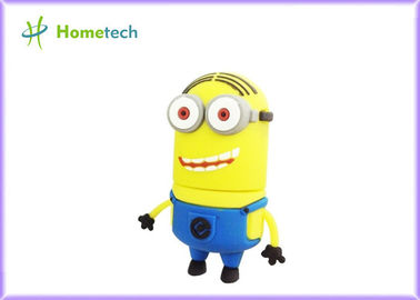 2GB aangepaste USB-Flitsaandrijving/Gele & Blauwe Mooie USB de Flitsaandrijving van Minions 4GB