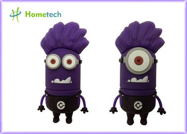 Purper Beeldverhaal USB 8gb, Purpere USB-Aandrijving, Purpere de Flitsaandrijving van Minion USB