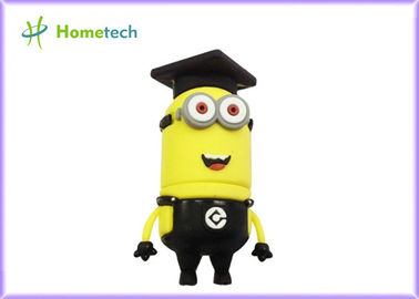 3D Zwart Beeldverhaal USB, de Flitsaandrijving van Douaneusb met Beste Prijs, Zwarte de Flitsaandrijving van Minion USB