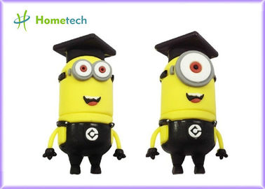 Zachte Rubber Verachtelijk me van de de Flitsaandrijving van Beeldverhaalusb de Gift Minion USB