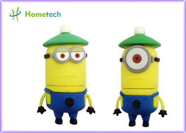 OEM van de de Flitsaandrijving van USB van het Minionbeeldverhaal 4GB 8GB 16GB 32GB 3D de Flitsaandrijving van USB van het Beeldverhaalkarakter