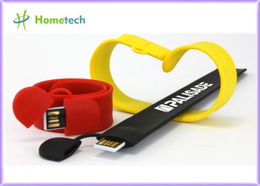 Het modieuze van de Manchetusb van de Siliconetik van de de Flitsaandrijving Geheugen van de de Flitsaandrijving van USB Bulk4gb