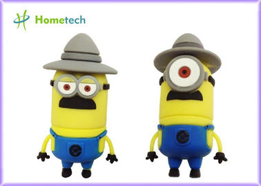 Verachtelijk me Rubberusb-Flitsaandrijving 2gb 4gb 8gb, Minion USB 2.0 Flitsaandrijving