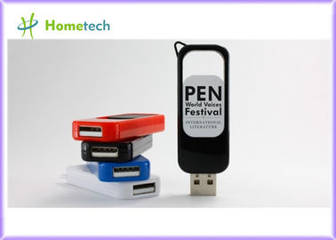 Kleurrijke Plastic USB-Flitsaandrijving met het Embleemdruk van de Klant
