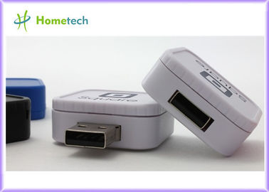 De nieuwe Vierkante van het de Douaneembleem van het Wartelusb-flashstation 1GB 2GB 4GB 8GB 16GB 32GB stokken van de Vorm plastic USB mini Vierkante