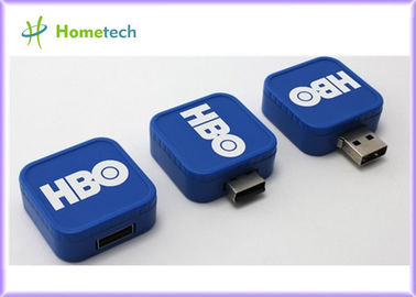 De Flitsaandrijving van USB van de manier Vierkante Gestalte gegeven Wartel, 256MB ~ 32GB USB 1.1 Stokken