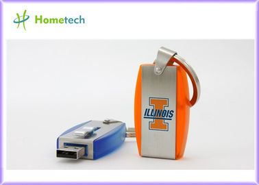 8GB/16GB van de de Flitsaandrijving van Bevorderings de Plastic USB Sleutelring 3D Pendrive met Originele Spaander
