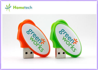 OEM Blauwe Plastic de duimaandrijving 8GB, Plastic USB-Geheugen 2,0 van de usbflits met aangepast embleem pendrive USB
