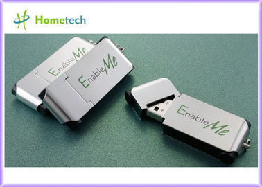 De metaalduim drijft - van de het Metaalduim van China de Zilveren Pen van USB met Keychain-Leveranciers
