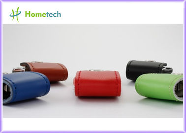De promotie van de de Flitsschijf van Leerusb Aandrijving van de het Geheugenduim 4GB met Ce/ROHS