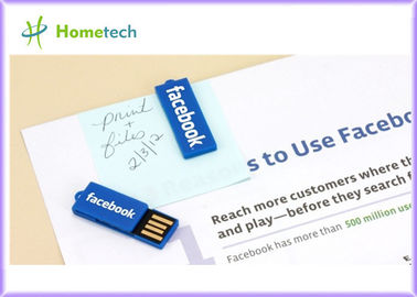 Grote Capaciteit 16 - 64 GB USB 2.0 Gedrukte Embleem van USB van de Flitsaandrijving het Mini Plastic Spatie