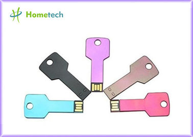 De aangepaste 2GB 4GB 8GB Minimetaalsleutel vormde USB Pendrive USB 2.0 Flitsaandrijving