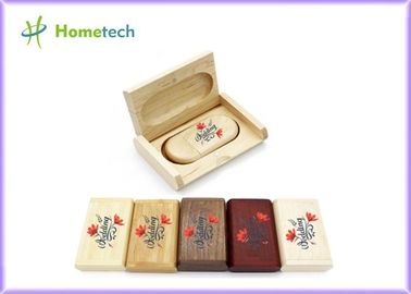 Geen Duurzaam Geheugen van de de Penaandrijving van het Encryptie Houten USB-flashstation 4GB 64GB 16GB 32GB