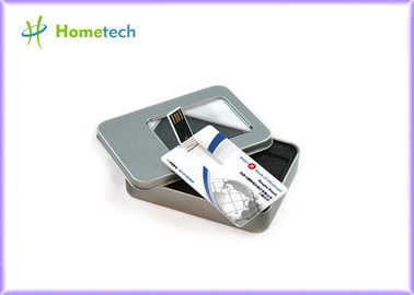 4GB de Opslaggelegenheid van USB van de strookCreditcard, Plastic USB-Flitsaandrijving