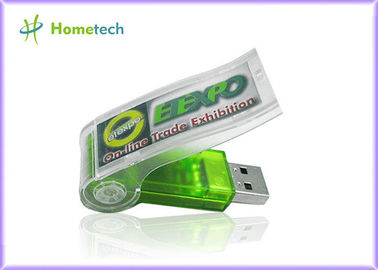 2GB/4GB de Plastic Stokken van Draaiusb, Gedrukte de Aandrijvingsdouane van de Wartelpen