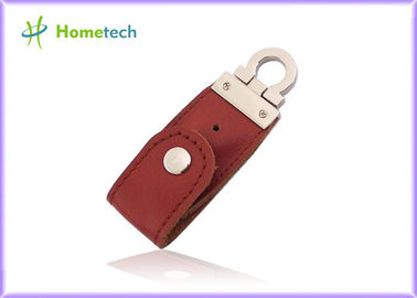 USB 2.0 van de de Flitsschijf van Leerusb de Zeer belangrijke Ketting, van de de Penaandrijving van het Flitsgeheugen de Duimstok van USB