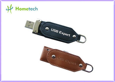 Zwarte de Flitsschijf van Leerusb 16GB/de Aandrijving van de Leerpen voor het Werk
