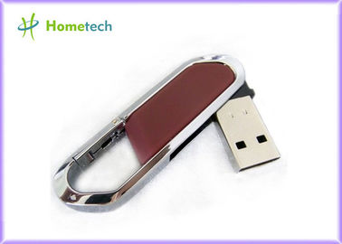 Stokken van USB van de metaal de Bruine Draai, Aangepaste 4G de Flitsaandrijving van Hoge snelheidsusb