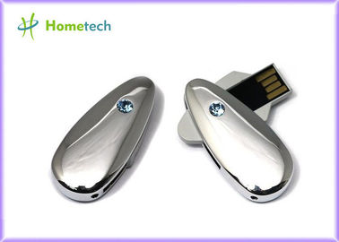 Metaal/Kristal de Stokken van Draaiusb, de Gegraveerde 4G 8G Stokken van Giftenusb