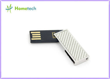 De zilveren Aandrijving van de Metaalduim, Roestvrij staal Waterdichte Zeer belangrijke Usb 8GB/16GB/32GB