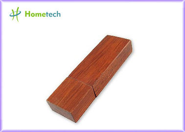 4GB/8GB de Bruine Houten USB-Schijf van het Geheugenu van de Flitsaandrijving voor Hoge snelheid