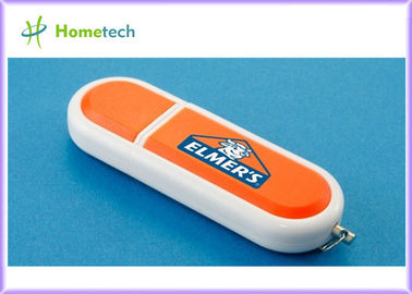 Oranje Plastic USB-Flitsaandrijving/Windows Vista-Flitsaandrijving voor Huis