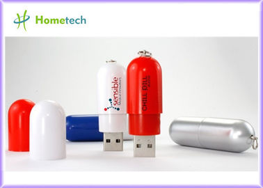 Leuke de Flitsaandrijving van capsule Plastic USB 32gb usb 2.0 flitsaandrijving/de draagbare aandrijving van de duim usb flits
