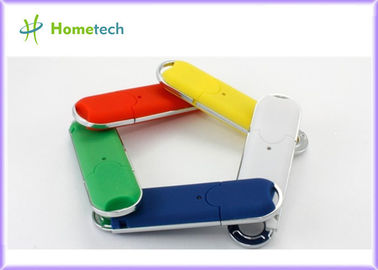 Vrije van de de Flitsaandrijving van USB van de embleemdruk Plastic het Geheugenstok van USB Kleurrijke