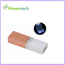 Transparant USB 2,0 32GB-Kristalusb-flashstation