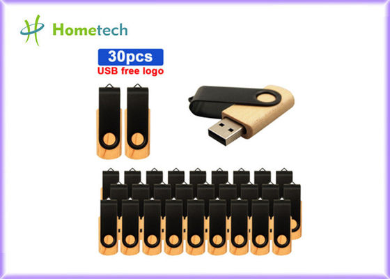 Volledig van de de Flitsaandrijving van Usb van het Capaciteitsmetaal Houten van de Wartelce FCC verklaarde RoHS
