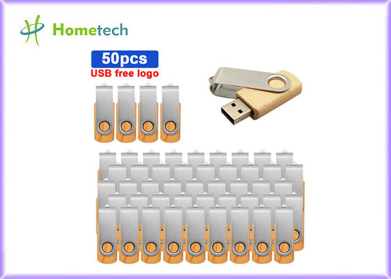 Vouwend Draai Houten USB Pen Drive 2,0 3,0 1 Wartel van GB 4 GB 8GB 16GB 32GB