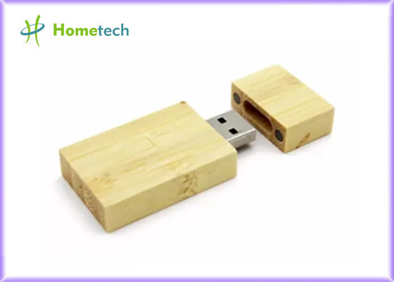 USB 2,0 van de het Bamboe de Houten Flits van 32GB 64GB Stok van het de Aandrijvingsgeheugen voor de Schijf van U van Pen Drives Photography van Huwelijksgiften